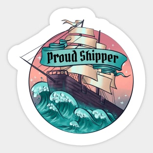 I'm a Proud Shipper Sticker
